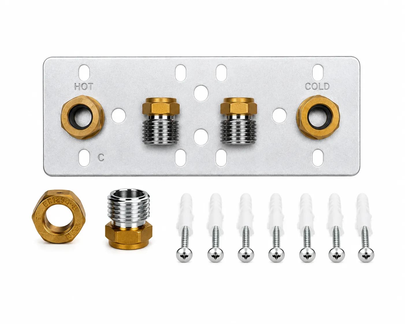 Shower Fixing Plate Kit
