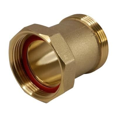 1 1/2" Male Female Long Pump Valve Adaptor Brass Threaded