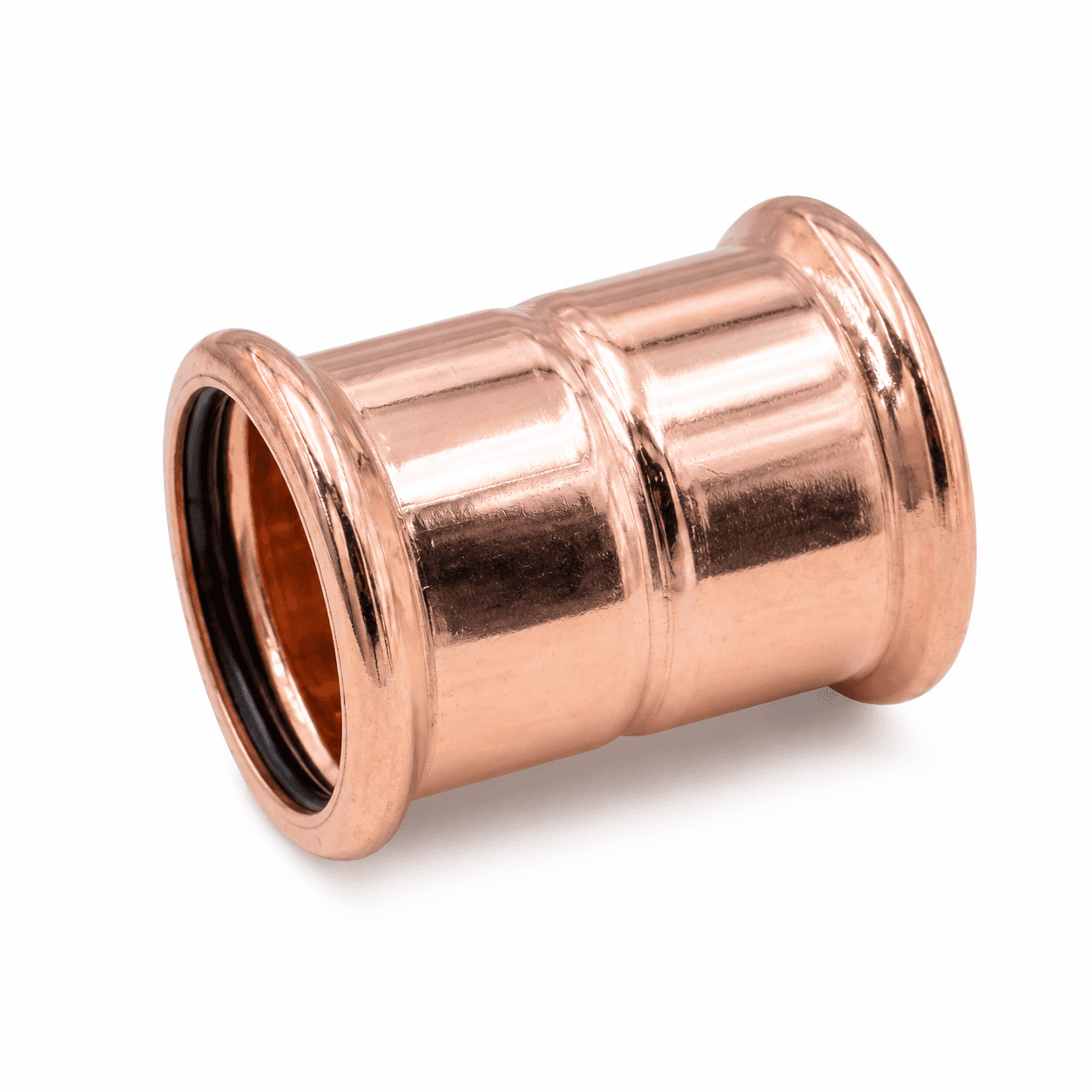 Copper M Profile Press Fit Water Straight Coupling - MEPSTOCK