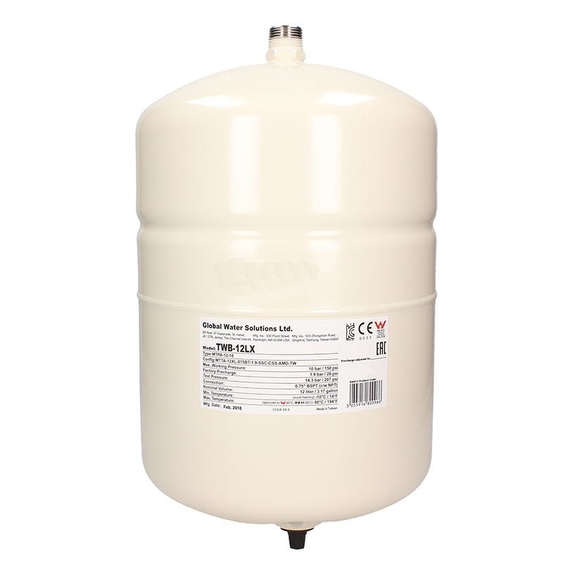 ThermoWave White 2L Potable Multifunction Expansion Vessel - TWB-2LX