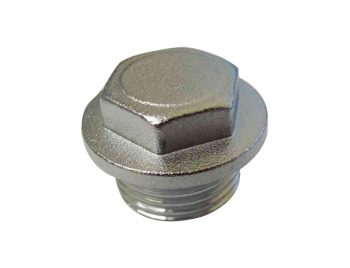 Chrome Plated Brass Flanged Plug
