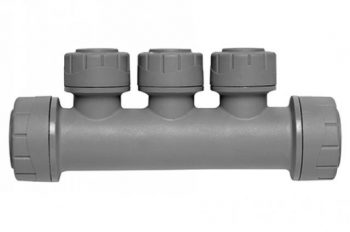 PolyPlumb  3 Port Single Sided Manifold Socket