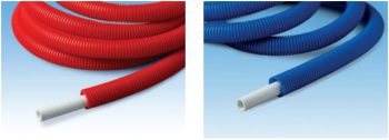Hep2O Pipe in Pipe Blue or Red Conduit