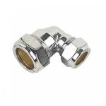 Chrome Compression Fittings Reducing Elbow