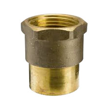 Solder Ring Straight Female Adaptor