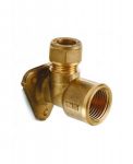 Compression Female Wall Plate Elbow