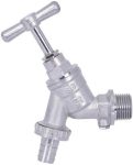 1/2" Hose Union Bib Double Check CHROME