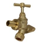 15mm x 1/2" Wall Plate Hose Union Bib Tap