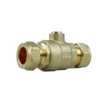 15mm Isolating Valve Heavy BRASS
