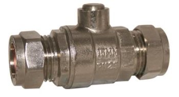 15mm Isolating Valve 1/4 Turn CHROME