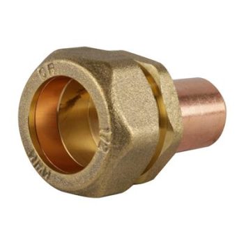 Stop Tap Adaptor BRASS-MDPE Cou