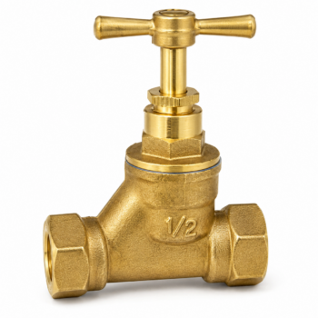 British Standard Brass Compression Stop Tap WRAS Approved Water Isolation Valve