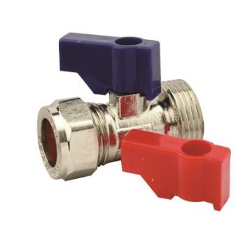 15mm x 3/4" Straight Washing Machine Tap