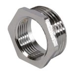 Threaded Bush BRASS CHROME