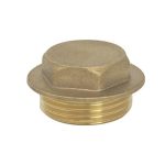 Threaded Flange Plug BRASS