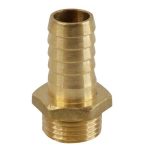 Threaded MI Serrated Hose Tail