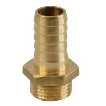 Threaded MI Serrated Hose Tail