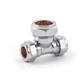 Compression Reducing Tee CHROME