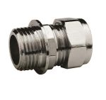 Compression Straight Connector MI CHROME