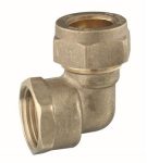 Compression 10mm x 3/8" Elbow FI