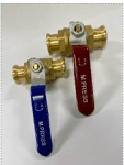 Pressfit Water Lever Ball Valve Blue