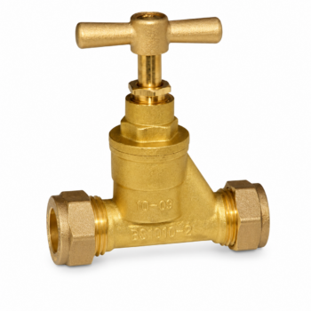 British Standard Brass Compression Stop Tap – Compression x Compression