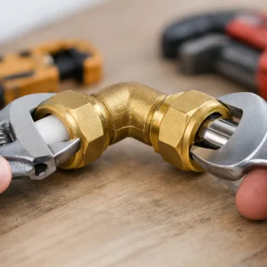 Brass Compression Straight Coupling WRAS Approved