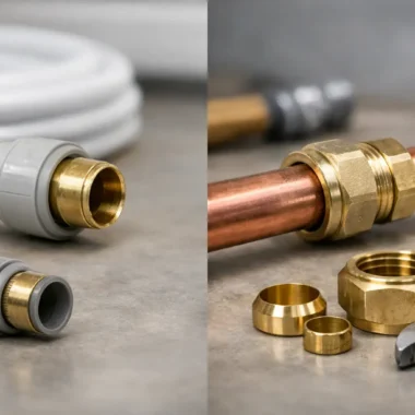 Brass Compression Straight Coupling WRAS Approved